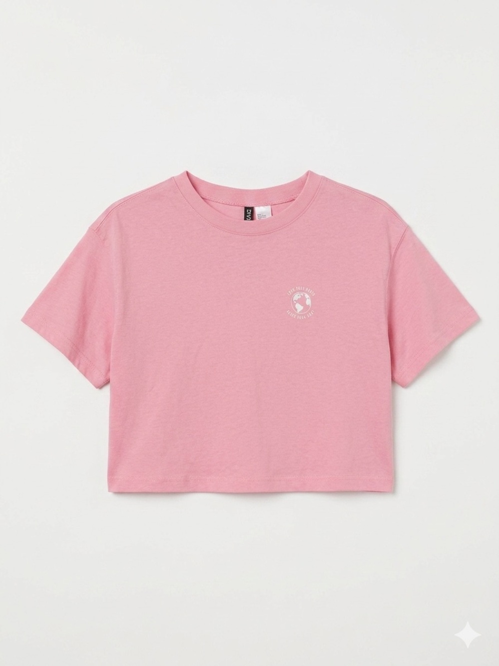 H&M Pink Crop T-Shirt